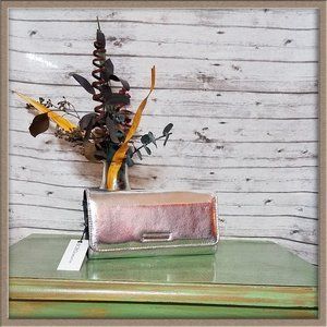 NWT BCBGeneration  silver wallet pocketbook